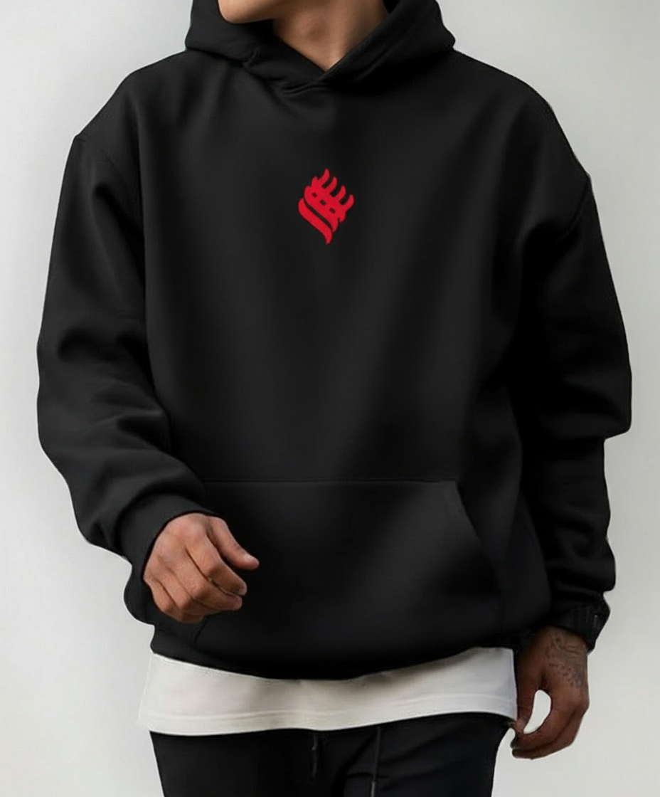 Unisex Black Hoodie JCMX