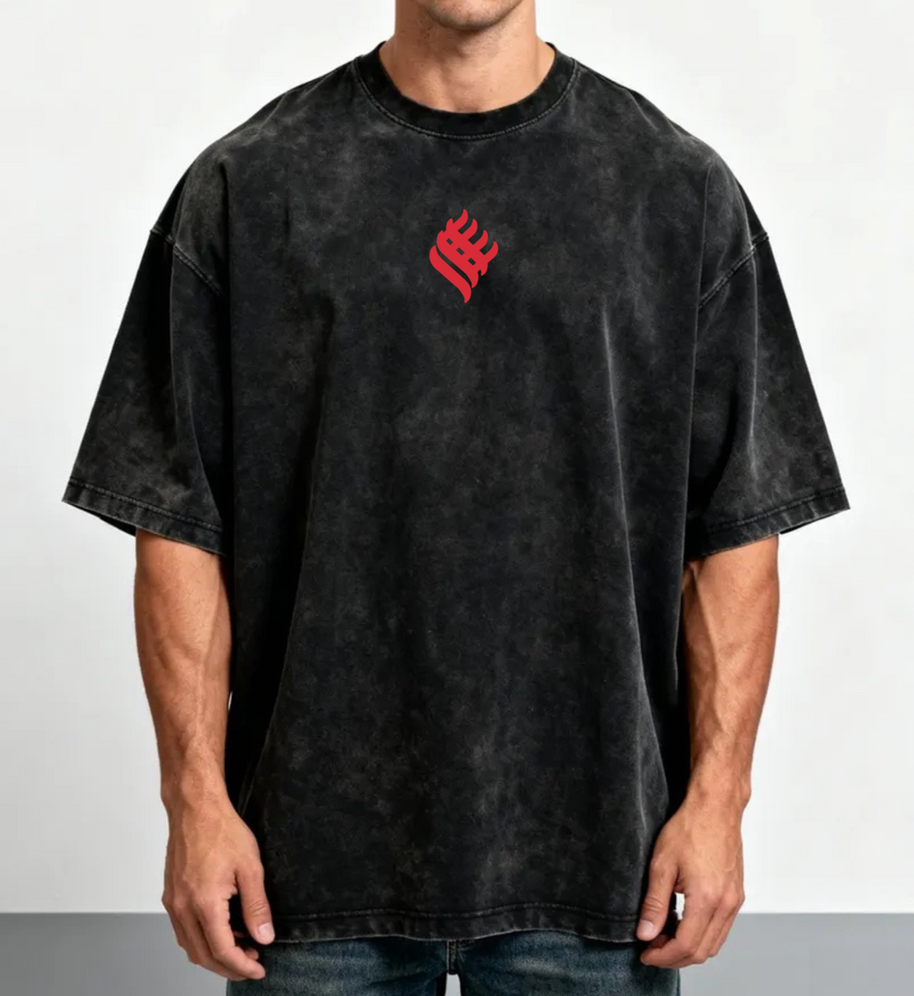 Unisex Black Tie Dye T-Shirt JCMX